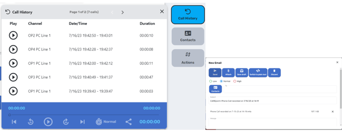 Handset with Push To Talk button (PTT) (7)-1