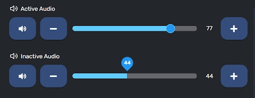 CP3 Adjusting Volume  - Slider