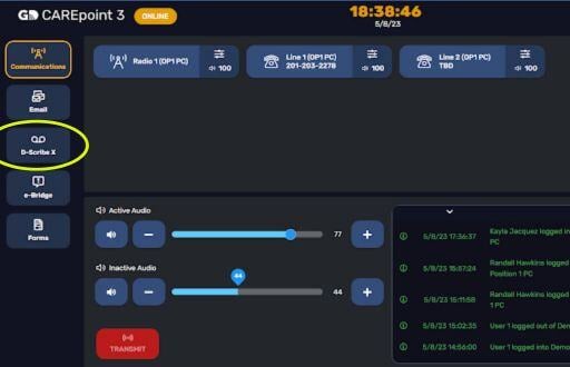 CP3 Retrieving Data D-Scribe Tab